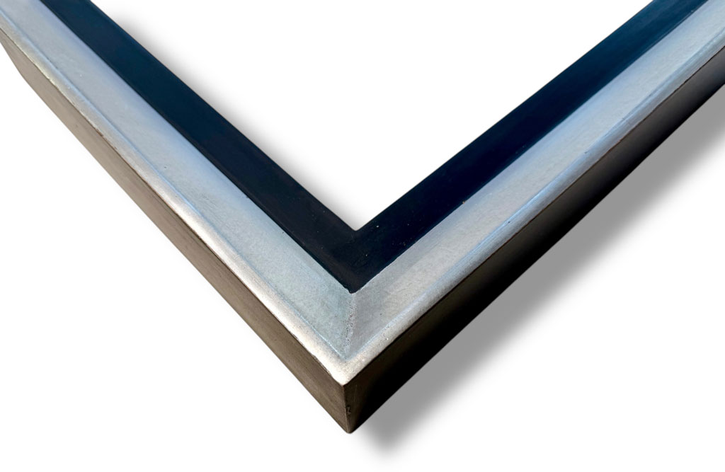 Silvio PM Argent plat noir