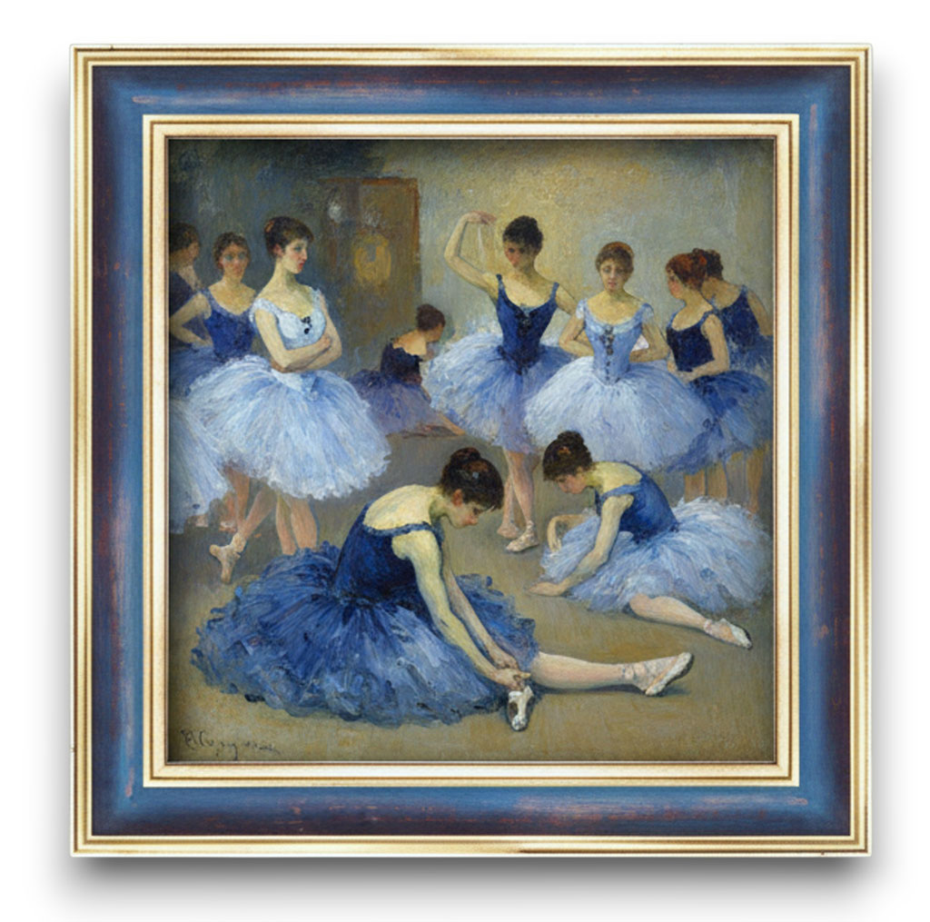 Espire Or creux bleu nuit