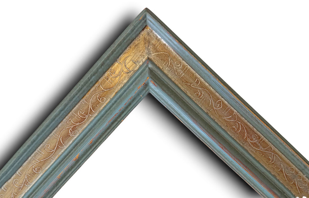 Agra, Gravé vermeil boudins couleur