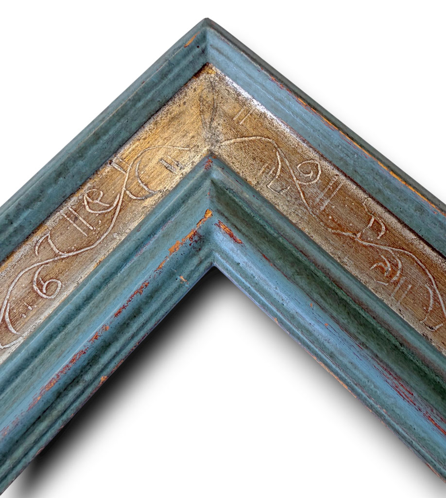 Agra, Gravé vermeil boudins couleur