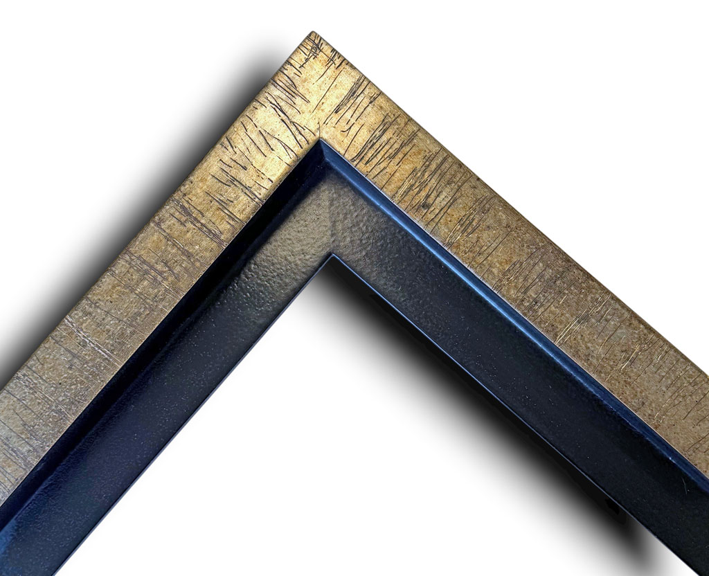 Miniboudreco Noir plat or blanc griffé